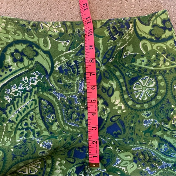 Vintage Green Patterned Pants - Picture 7 of 9
